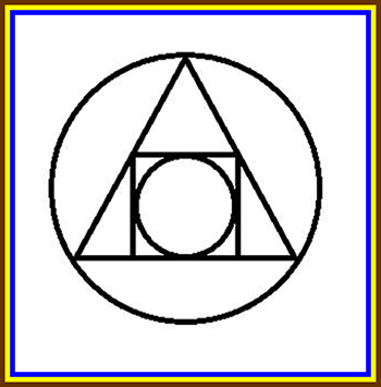 Square circle triangle image